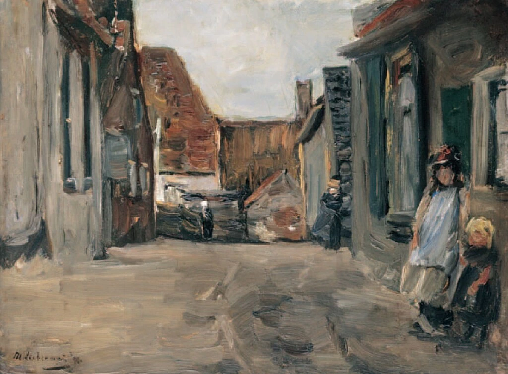 Via Zandvoort del villaggio olandese